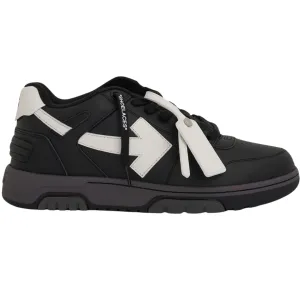 Off-White Out Of Office Black Calf Leather Sneakers