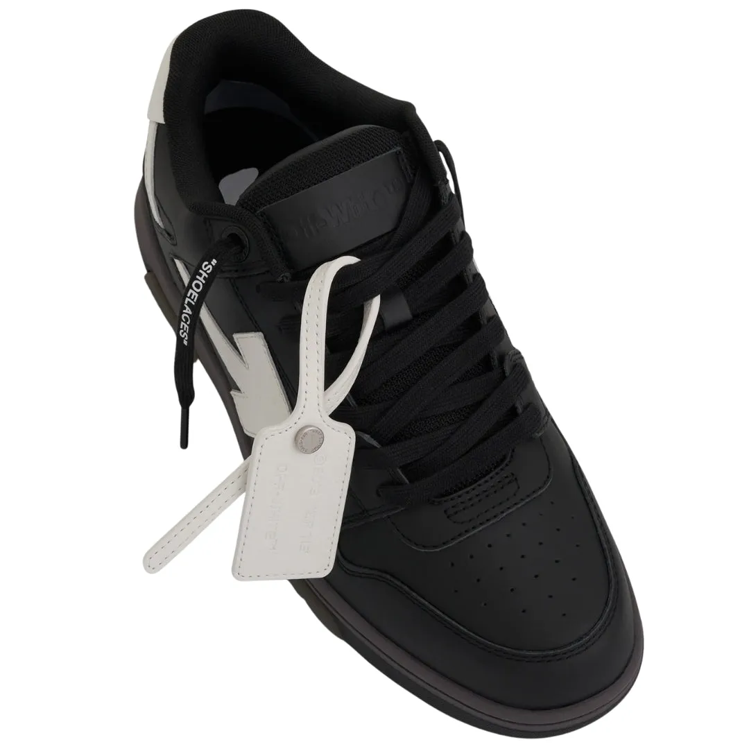 Off-White Out Of Office Black Calf Leather Sneakers