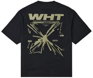 Off-White Splash Arr Oversized Skate S/S Black Beige T-Shirt