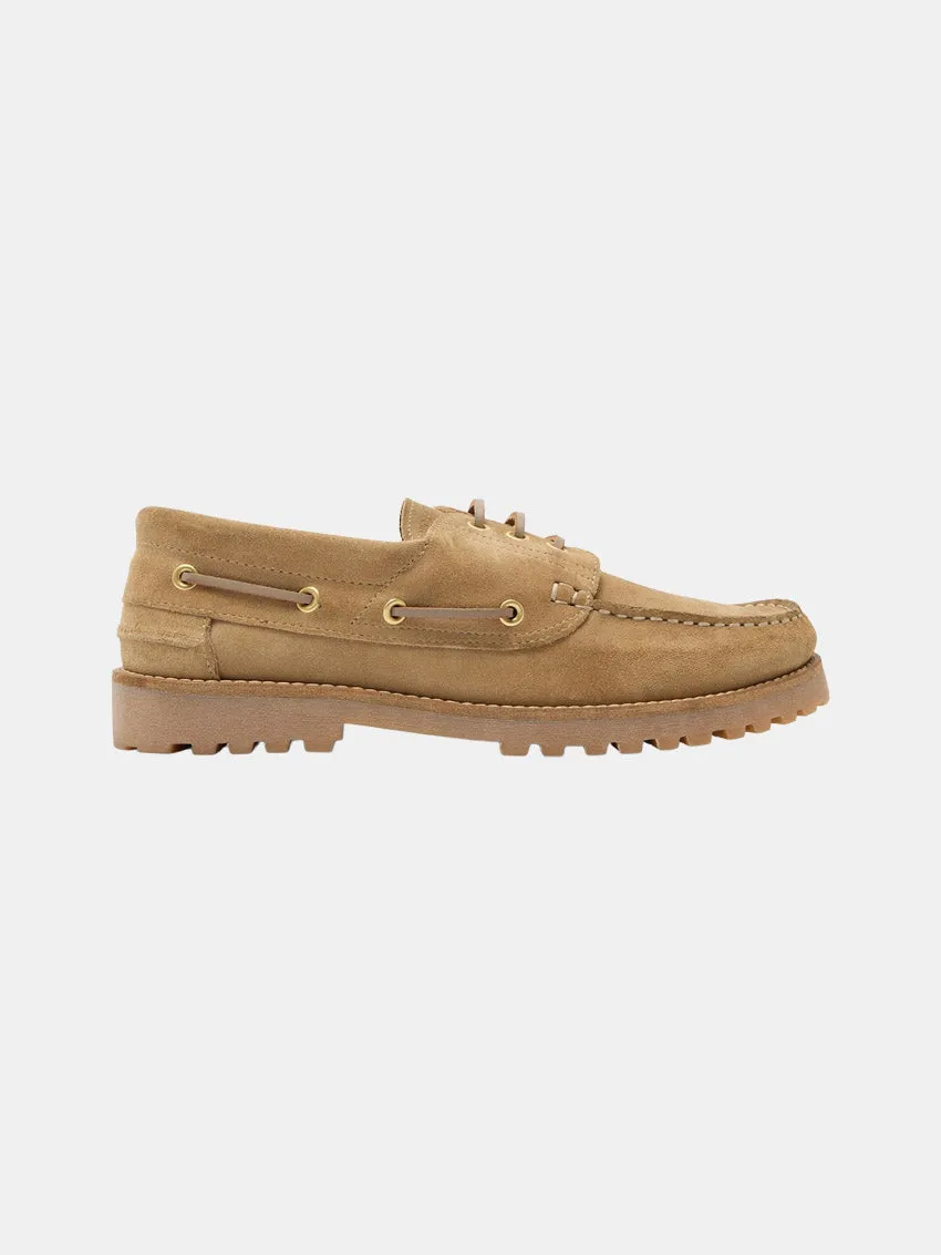 Ollie Boat Shoes Earth Suede