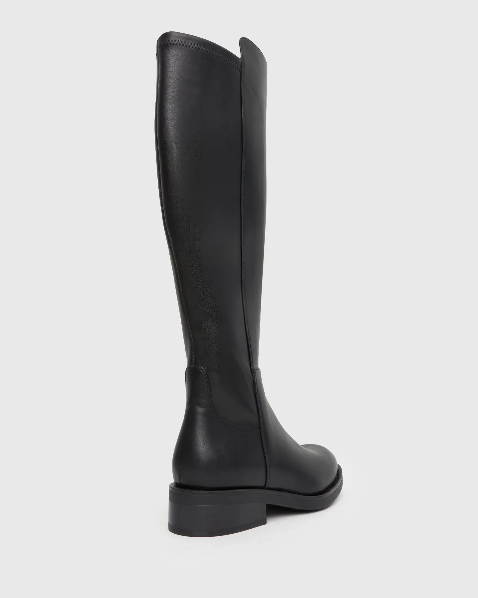 PIERCE Rounded Toe Knee-High Boots