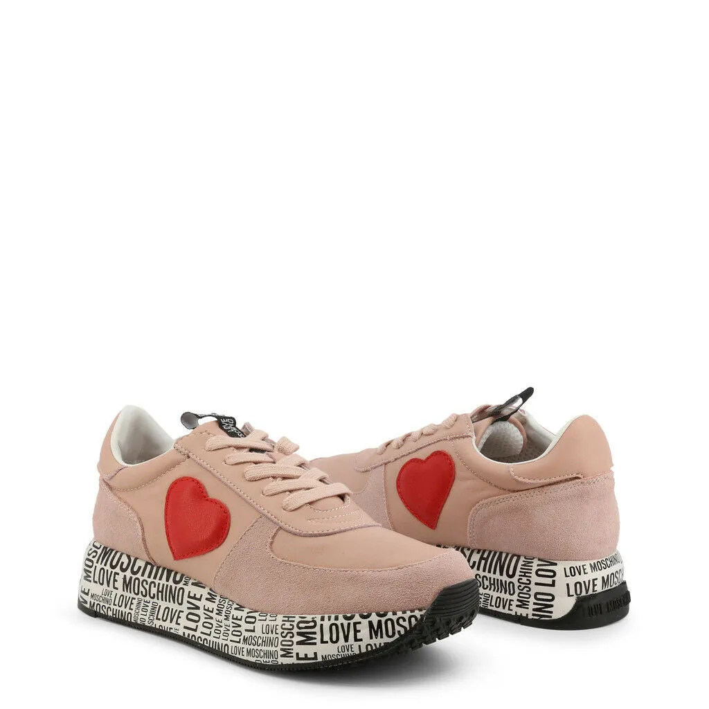 Pink Heart Sneakers