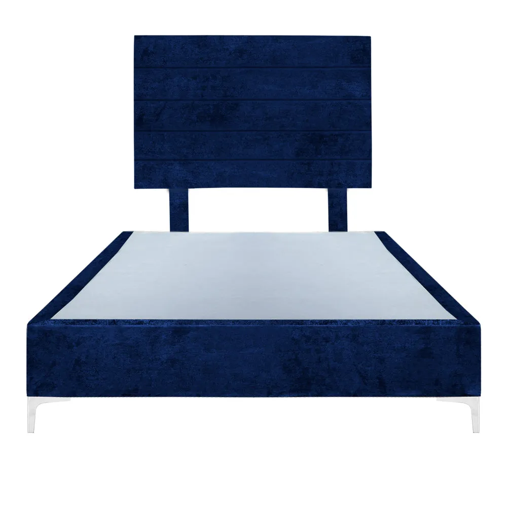 Platform Bedding Miami Velvet Bed with Headboard