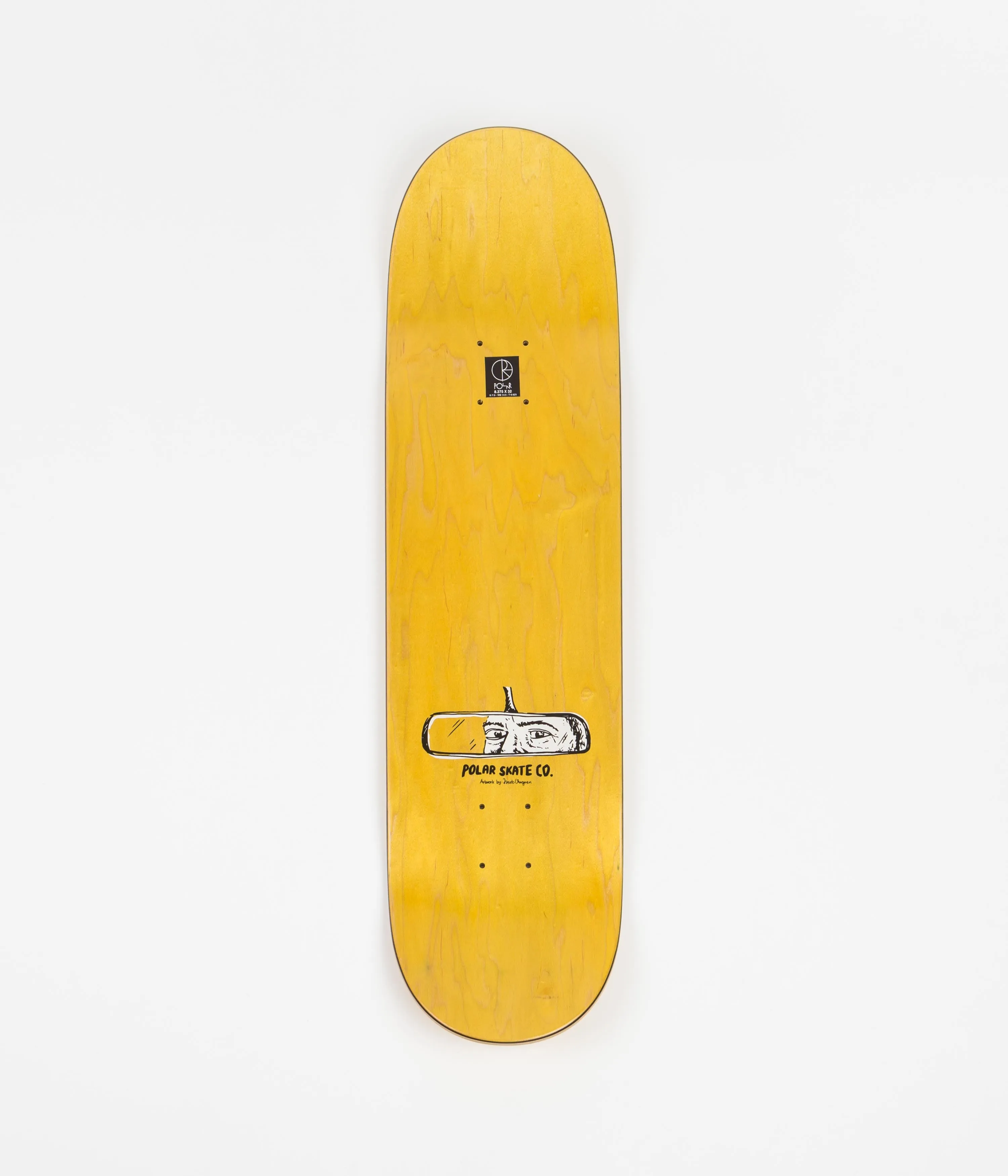 Polar Oskar Rozenberg Drivers License Deck - Yellow - 8.375"