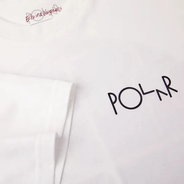 Polar Skate Slottsparken Fill Logo T-Shirt - White