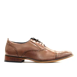 Portabella,CAP TOE-LACE UP-SHOES-G61069-25-BROWN