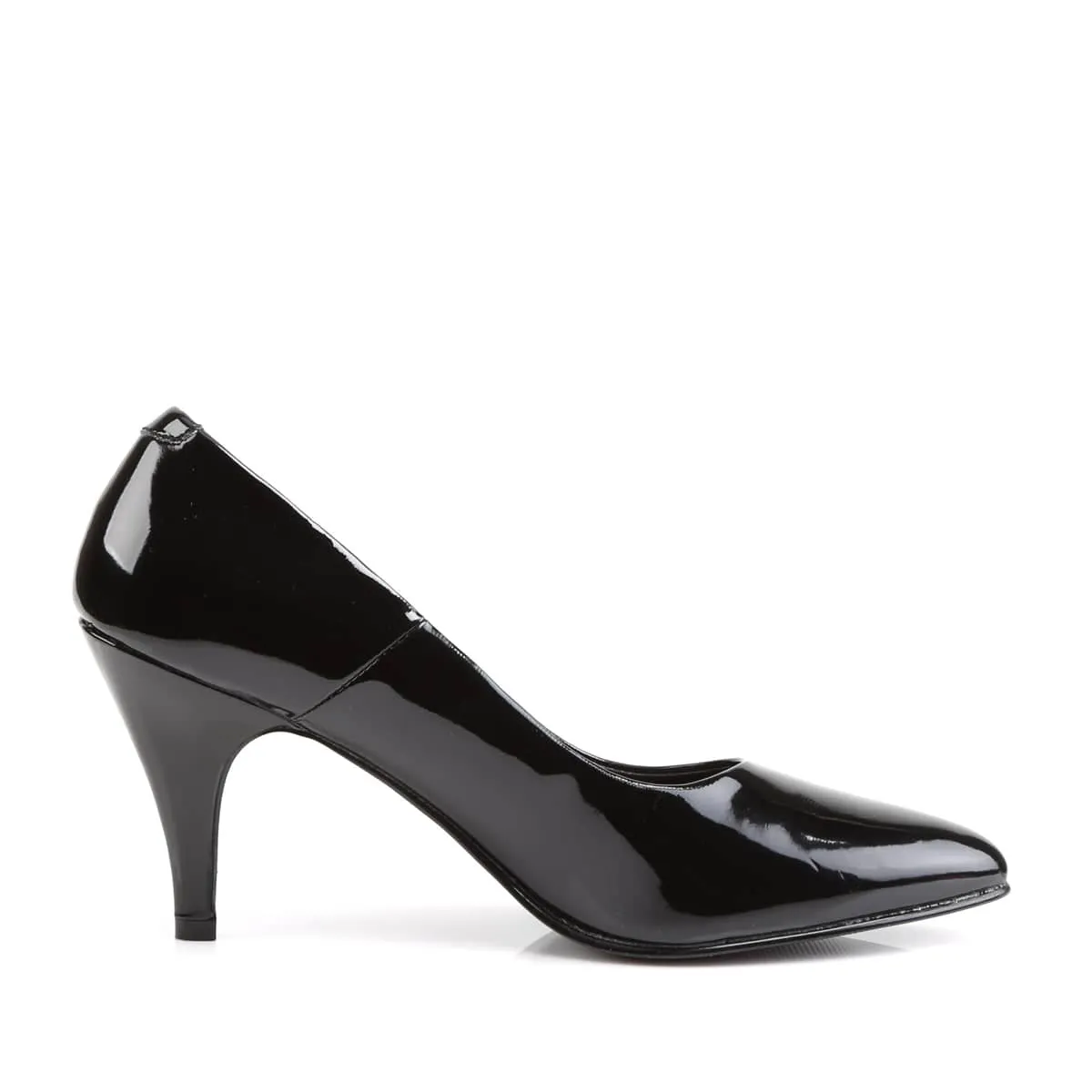 PUMP-420 Black Court Heel