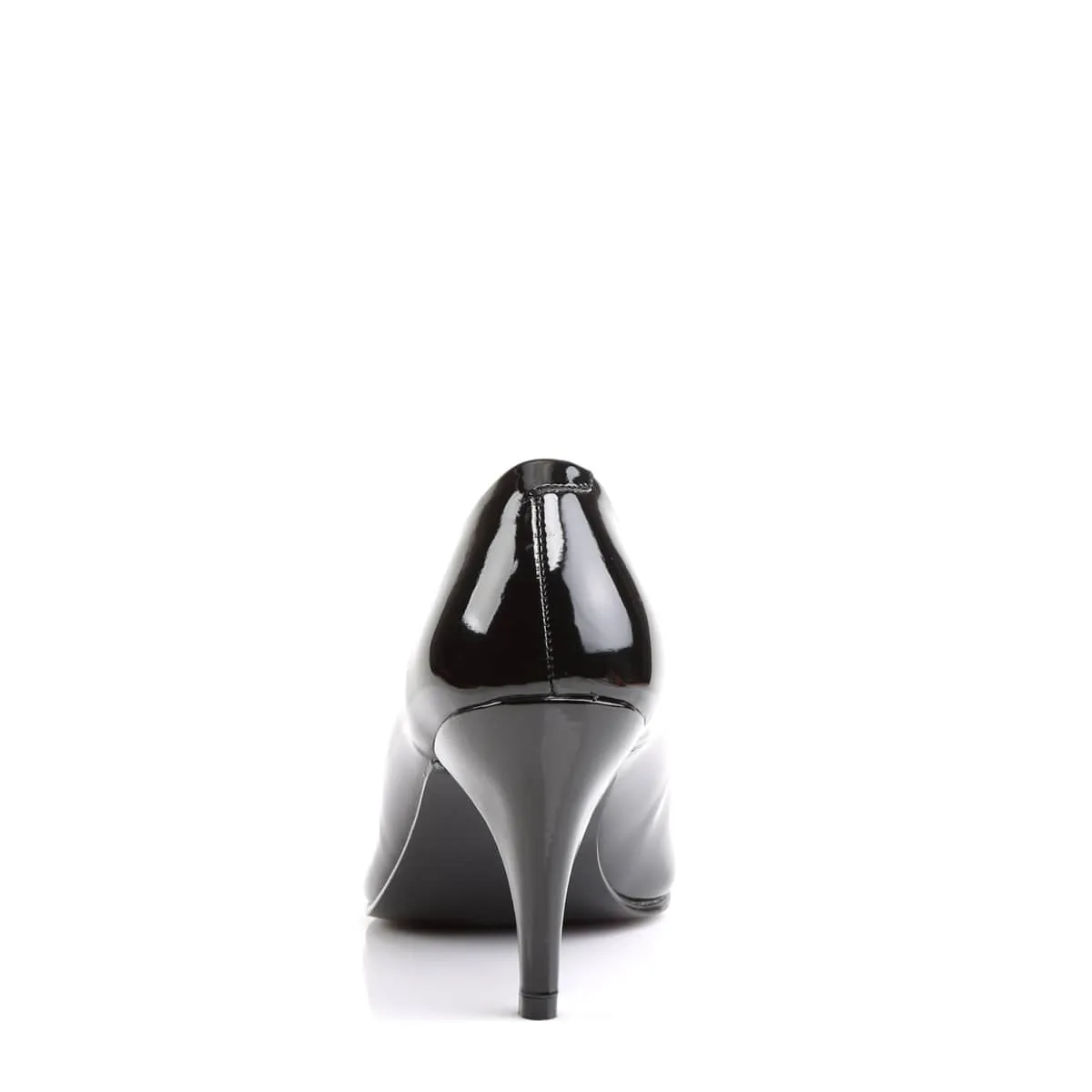 PUMP-420 Black Court Heel