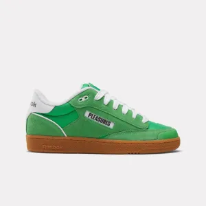 Reebok Footwear Men Reebok x Pleasures Club C Bulc Shoes GREEN