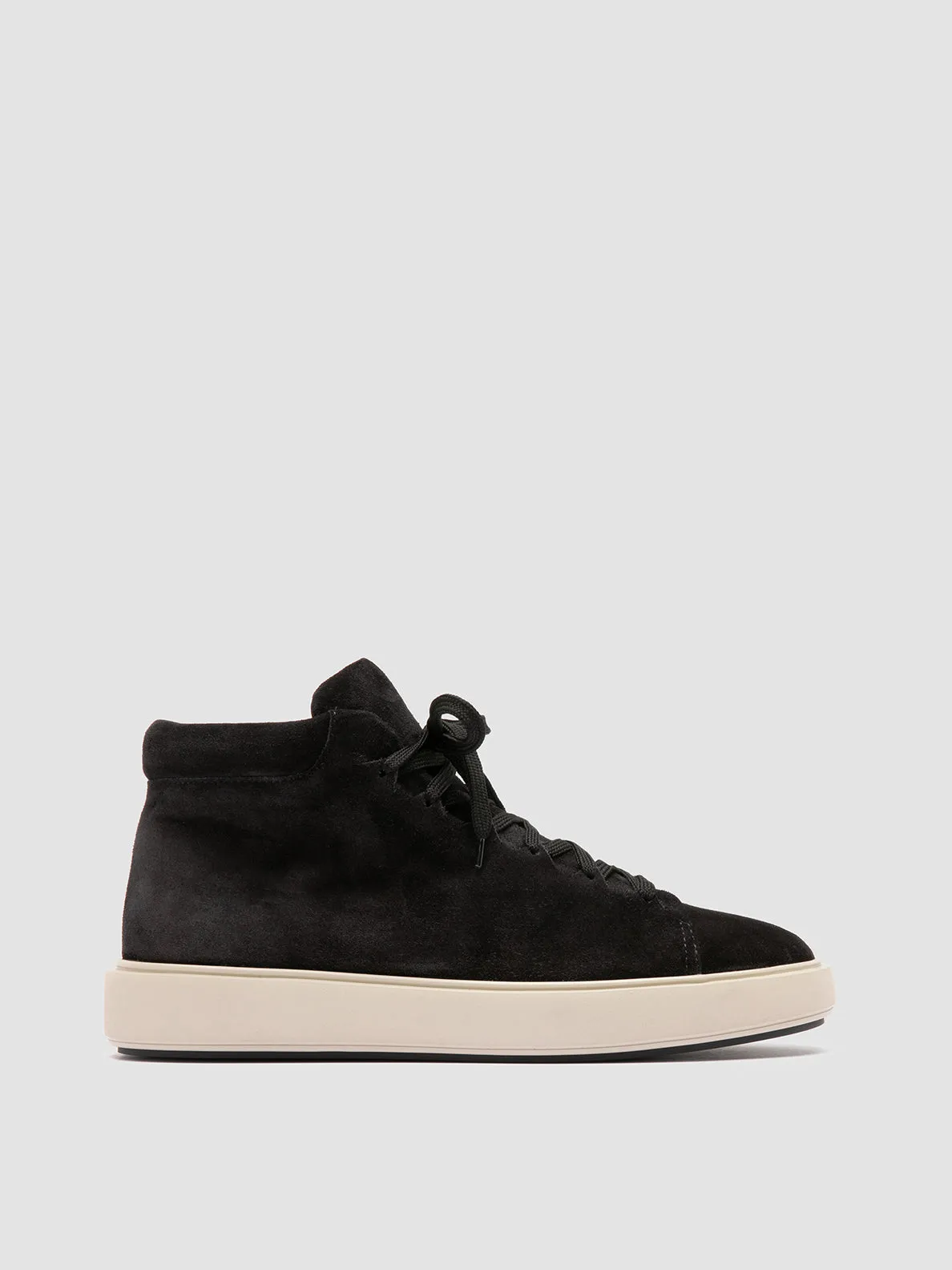 REMASTER 002 - Black Suede High Top Sneakers