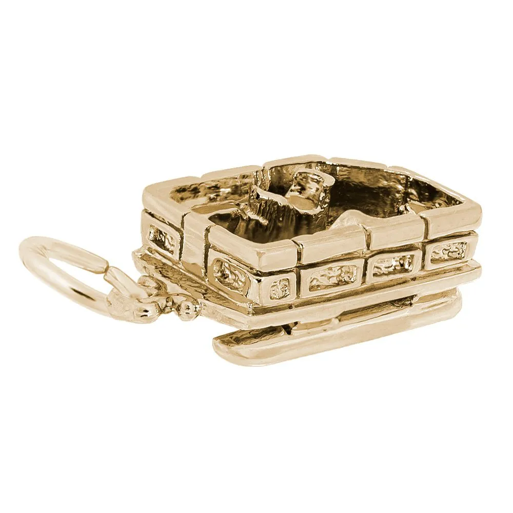 Rembrandt Charms - Pontoon Boat Charm - 1935