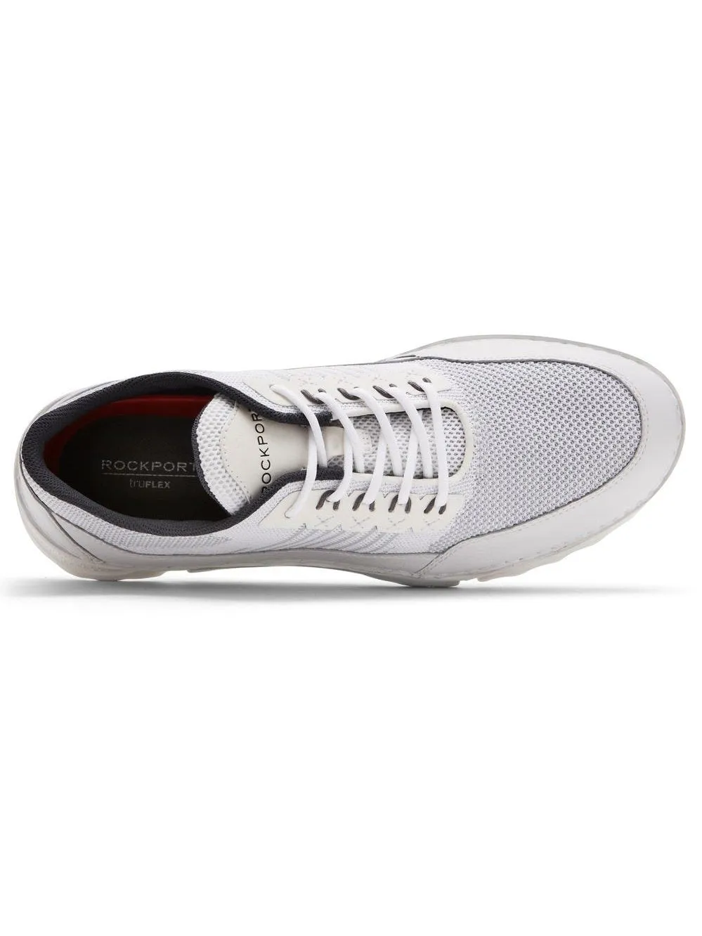 Rockport Men's Rocsports Sneakers White Mesh Leather CI3194