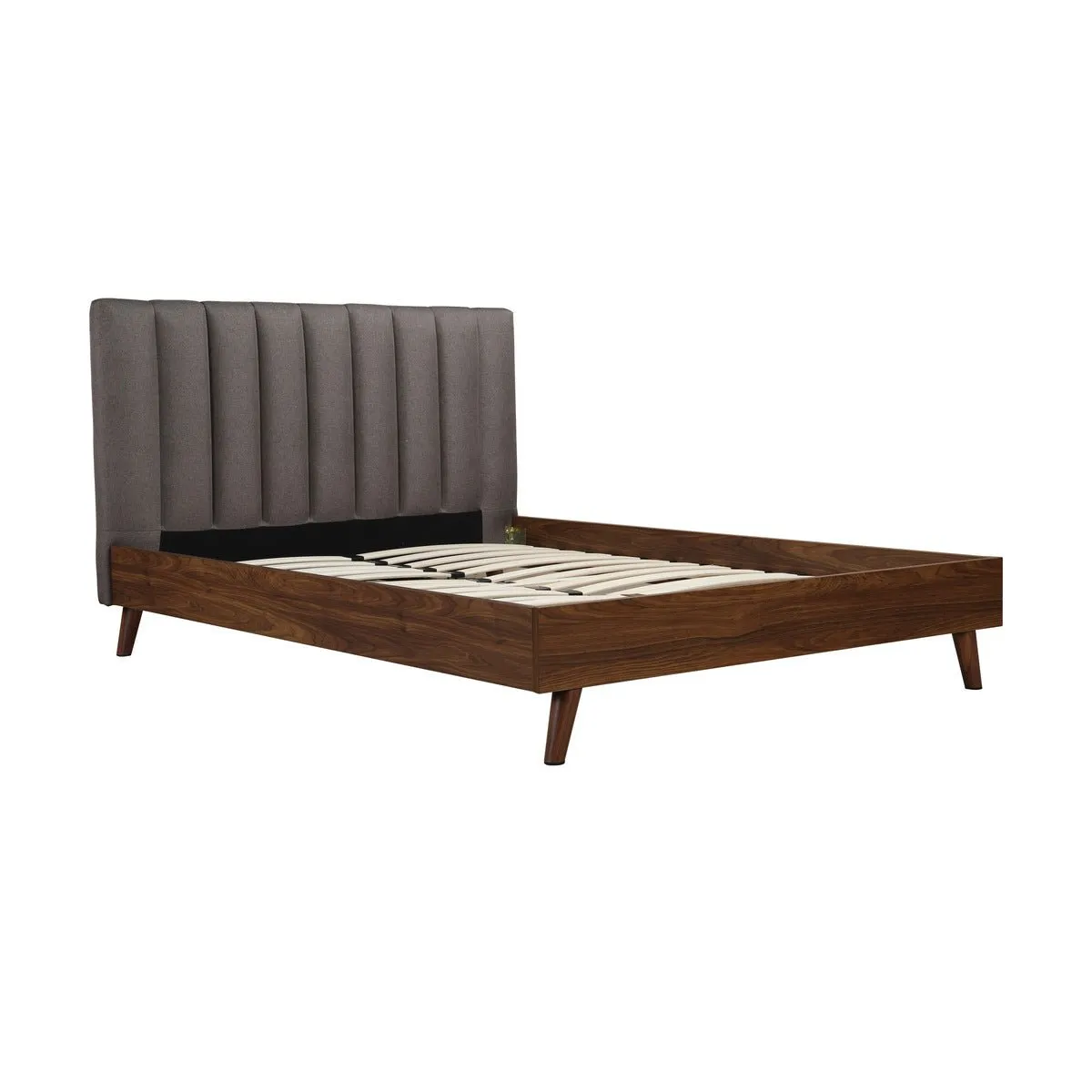 Sasha Full Platform Bed with Upholstered Headboard