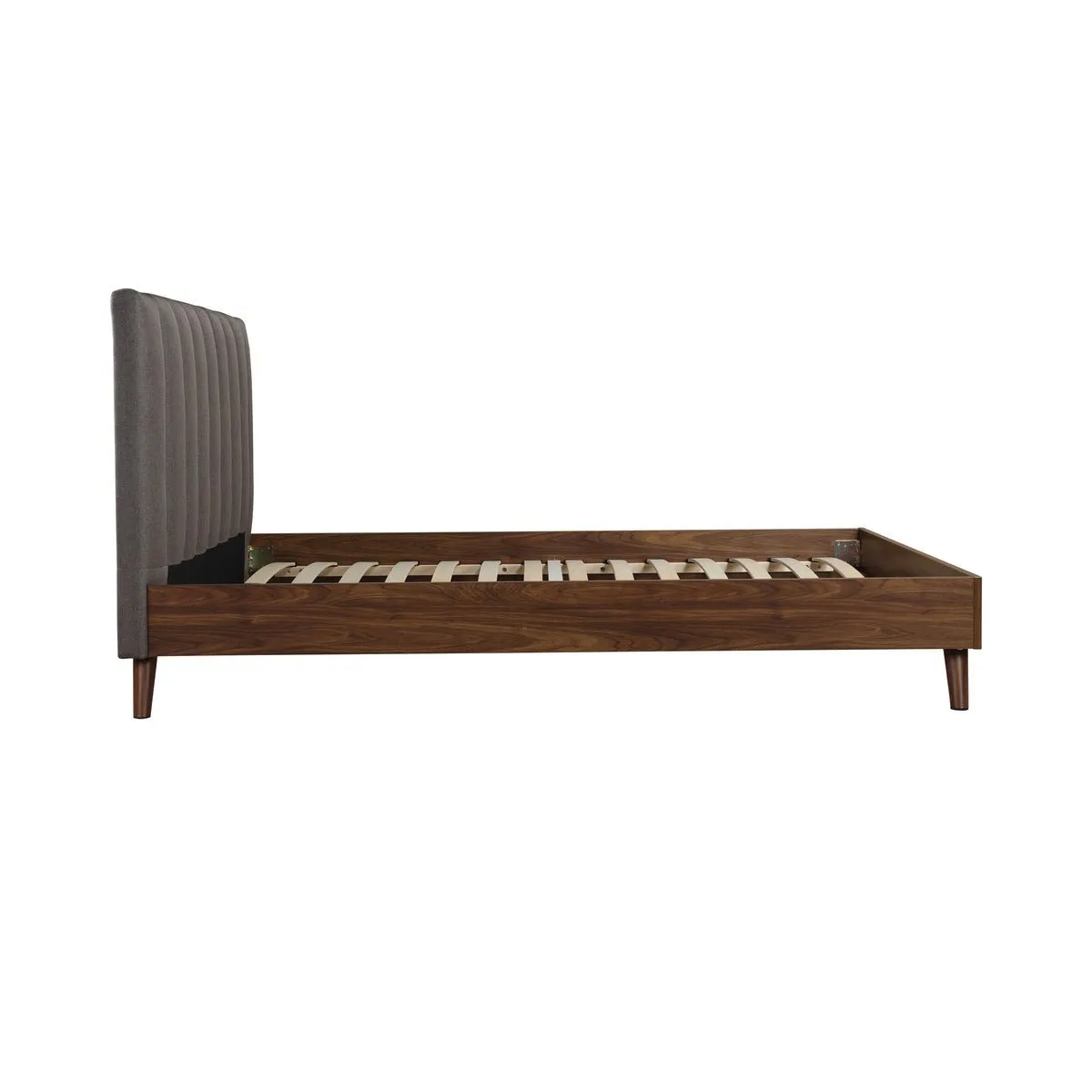 Sasha Full Platform Bed with Upholstered Headboard