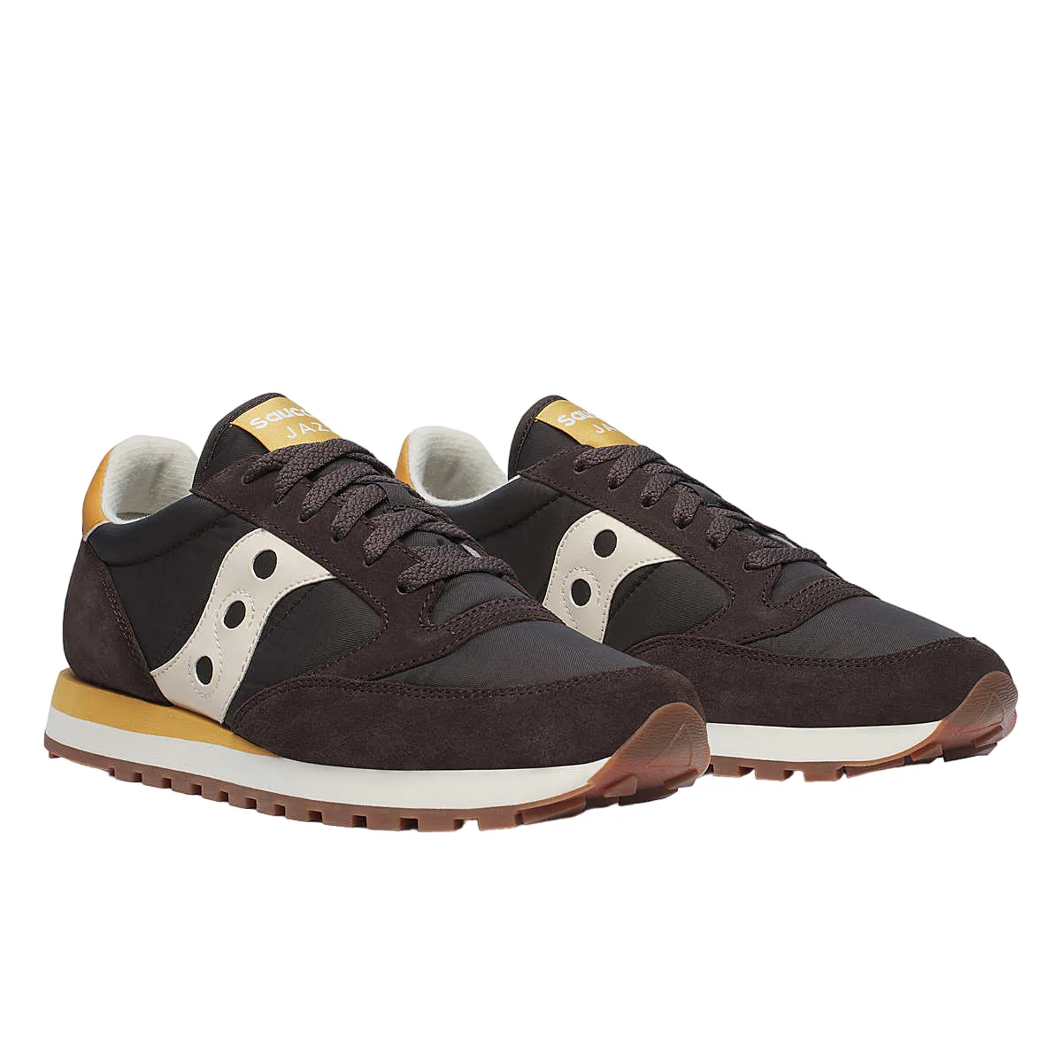 Saucony Originals scarpa sneakers da uomo Jazz S2044-705 marrone-crema