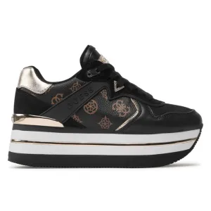 Scarpe Donna GUESS Sneakers Colore Brown - Black Linea Harinna