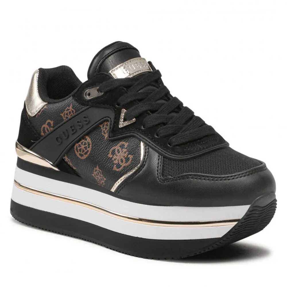 Scarpe Donna GUESS Sneakers Colore Brown - Black Linea Harinna