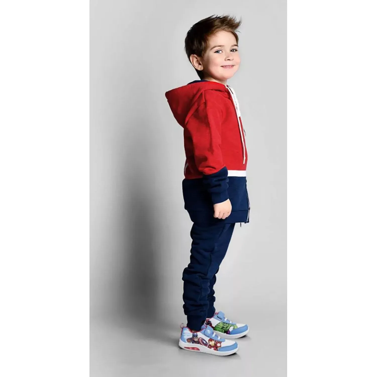 Scarpe Marvel Avengers sneakers sportive a strappo bambino con luci led 4996