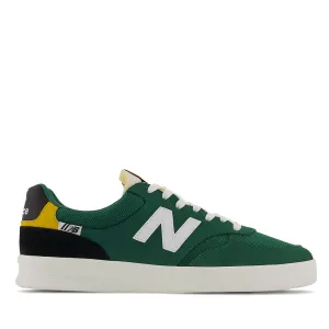 Scarpe Uomo NEW BALANCE Sneakers 300 Court in Mesh e Tessuto Sintetico colore Green e Yellow