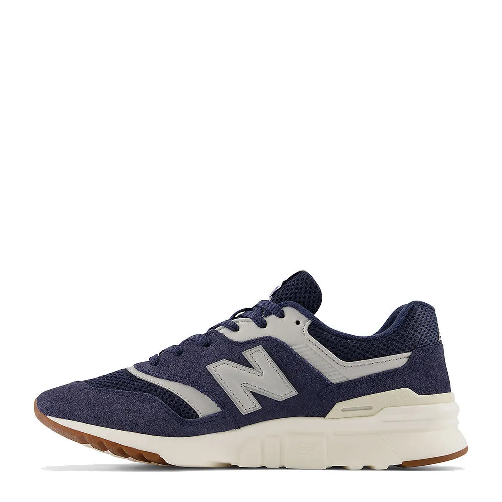 Scarpe Uomo NEW BALANCE Sneakers 997H in Pelle Scamosciata e Mesh colore Natural Indigo Blue