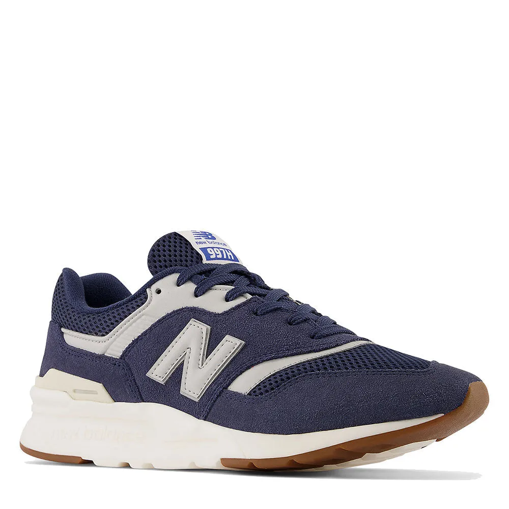 Scarpe Uomo NEW BALANCE Sneakers 997H in Pelle Scamosciata e Mesh colore Natural Indigo Blue