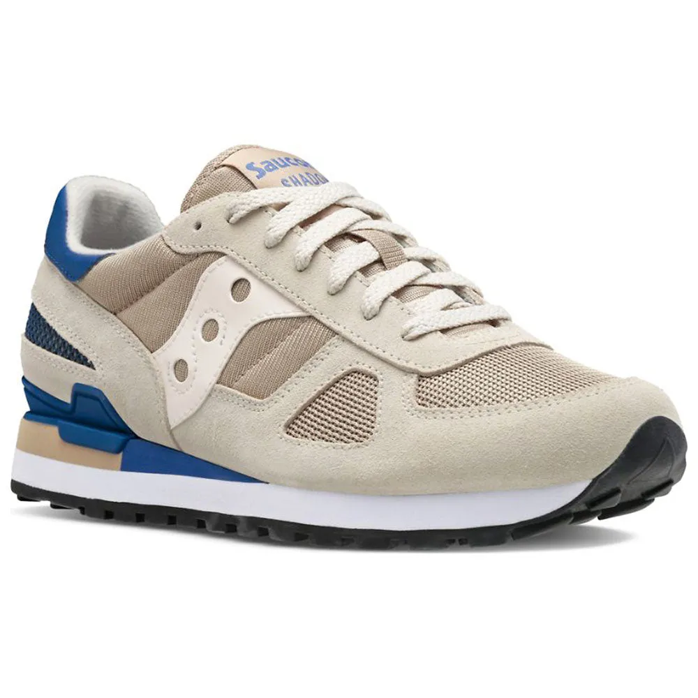 Scarpe Uomo Saucony Sneakers Shadow Original Beige - White