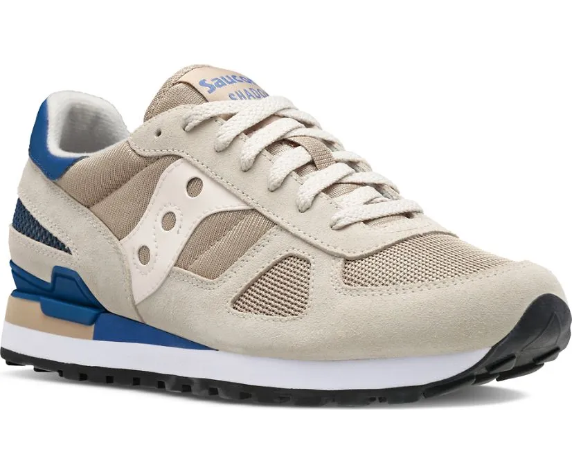 Scarpe Uomo Saucony Sneakers Shadow Original Beige - White