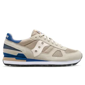 Scarpe Uomo Saucony Sneakers Shadow Original Beige - White