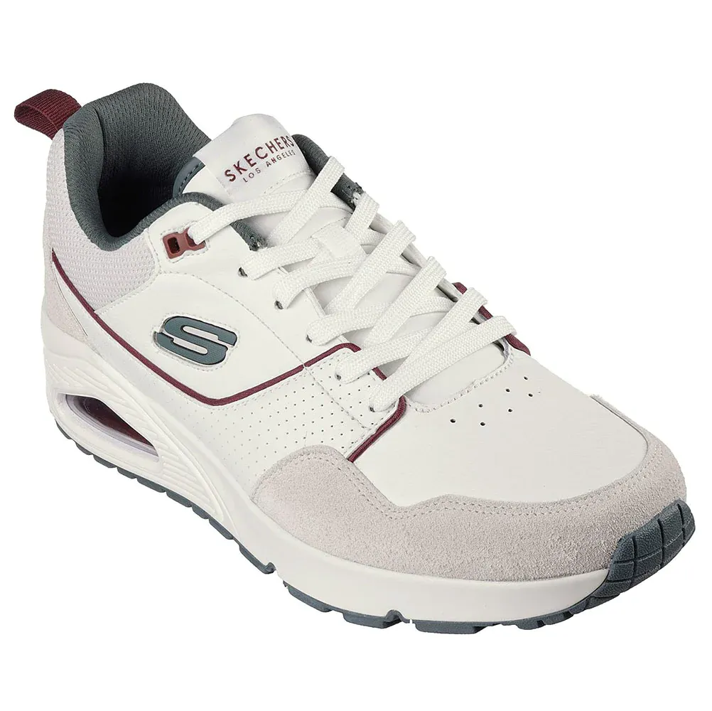 Skechers scarpa sneakers da uomo Uno Retro One 183020/WGR bianco verde