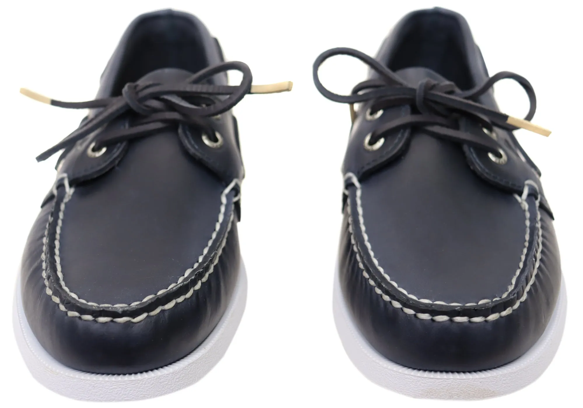 Sperry Mens A/0 2 Eye Leather Lace Up Comfortable Medium Width Boat Shoes