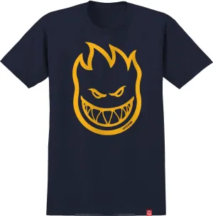 Spitfire Bighead Tee, Navy Gold