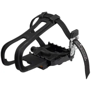 Sport Combo Bike Pedals/Toe Clip Combo