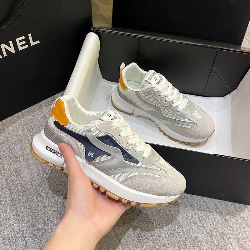 spring New Female Casual Shoes Breathable Light Woman Sneakers Women's Vulcanize Shoes Mixed Color Non-slip Soft Sole Shoes