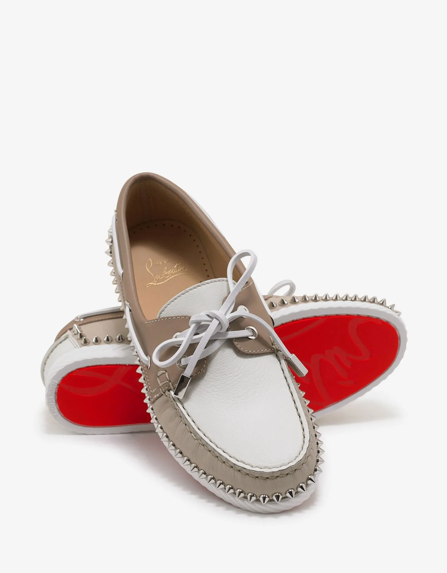 Steckel Colombe Beige Boat Shoes