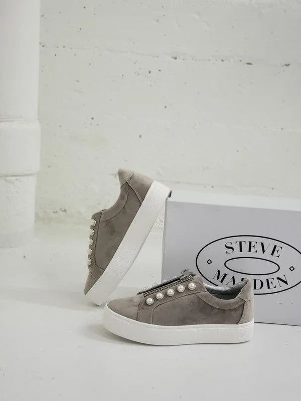 Steve Madden Women's Lynn Platform Sneakers Grey LYNN