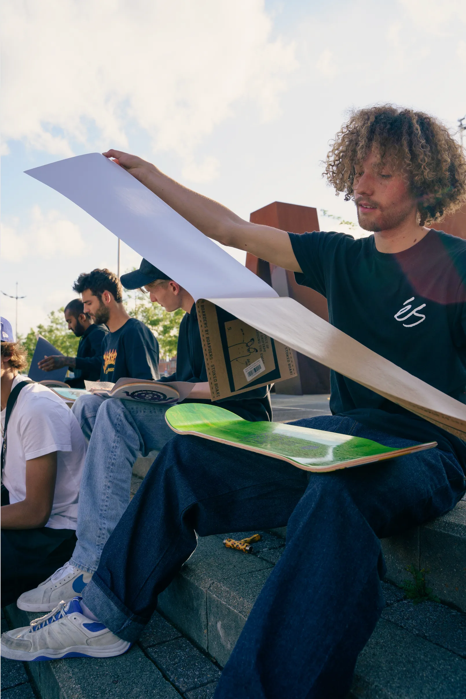 Stoked Firestarter Black Griptape