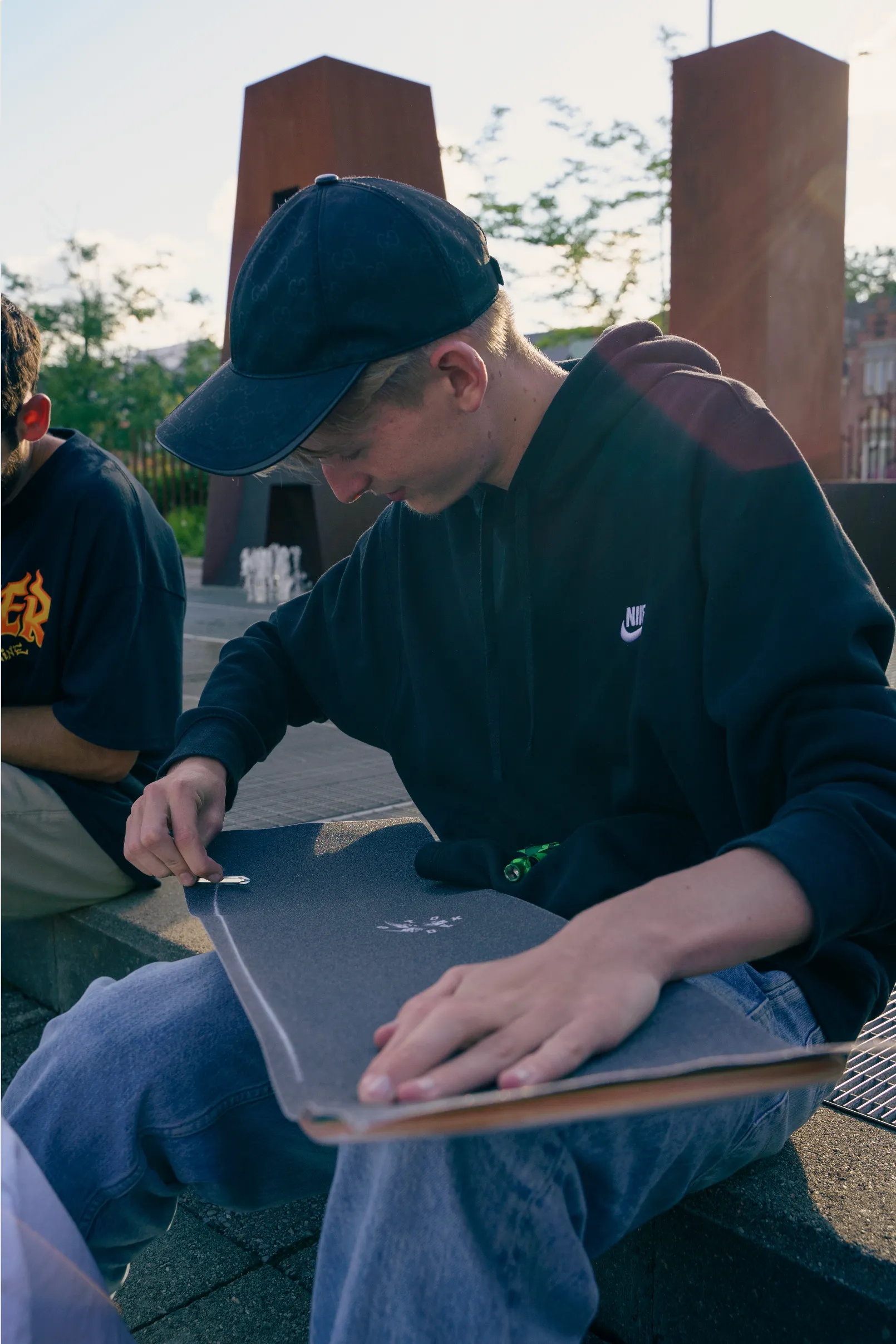 Stoked Firestarter Black Griptape