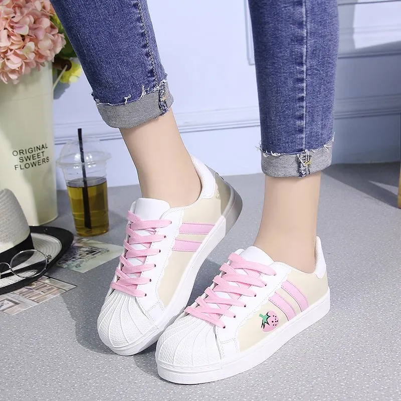 Strawberry Sneakers Shoes