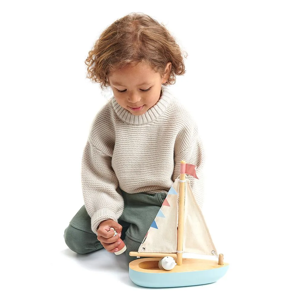 Tender Leaf Toys Sailaway Boat