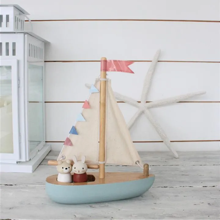 Tender Leaf Toys Sailaway Boat