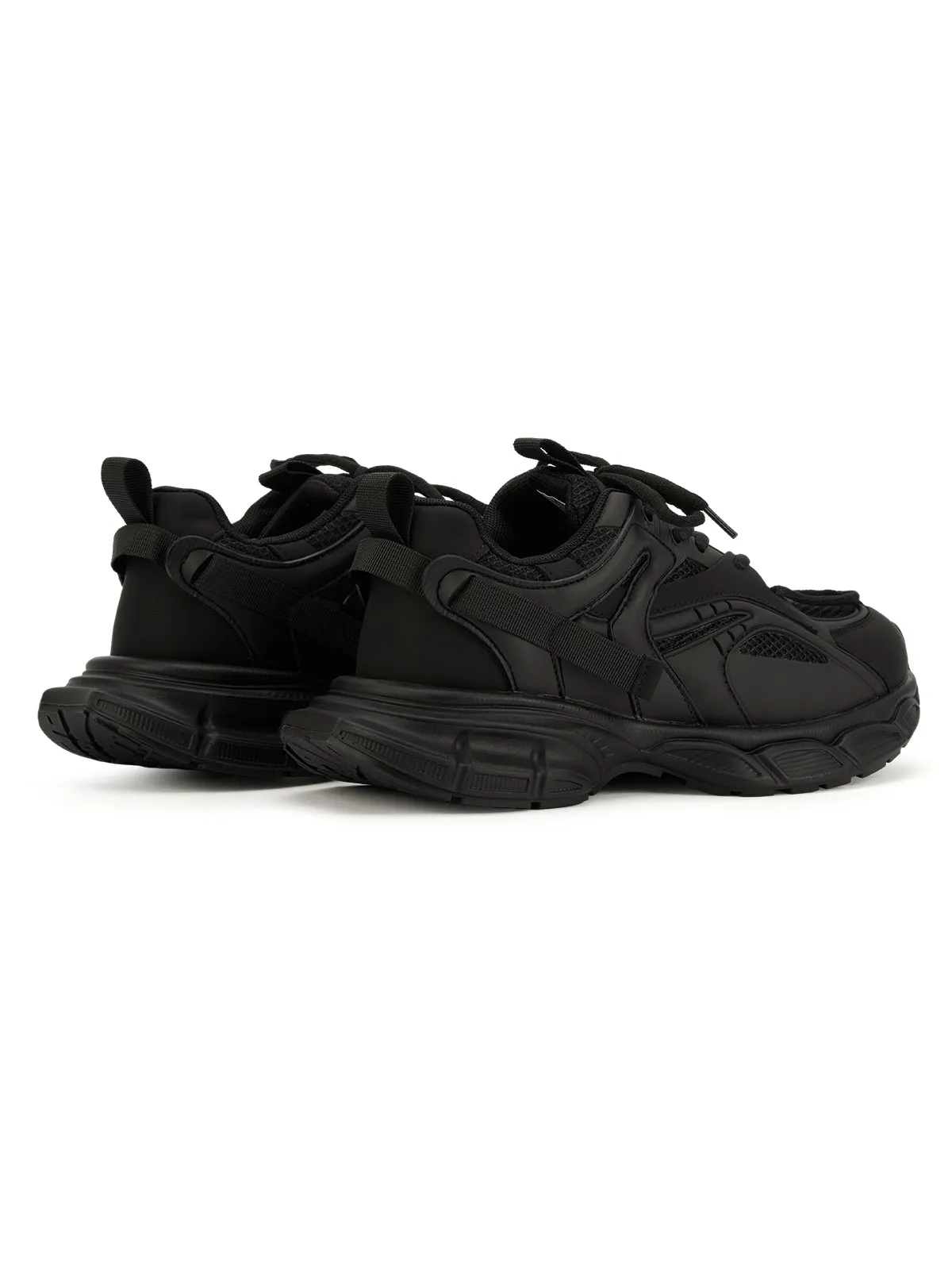 Thesupermade Black Warrior Mesh Rap Sneakers - 2087