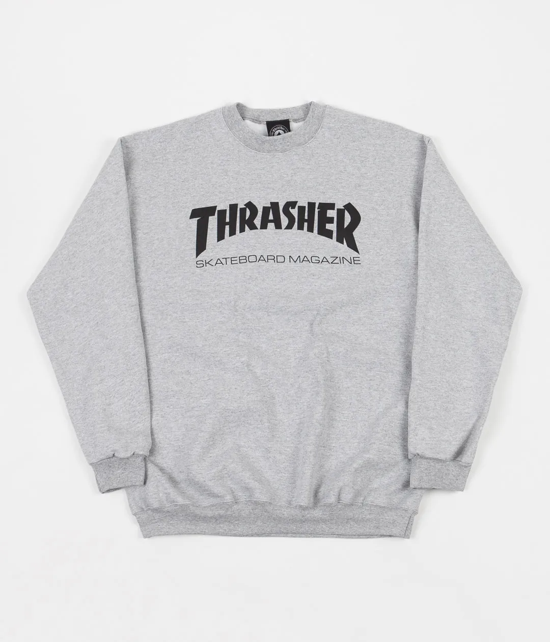 Thrasher Skate Mag Crewneck Sweatshirt - Heather Grey