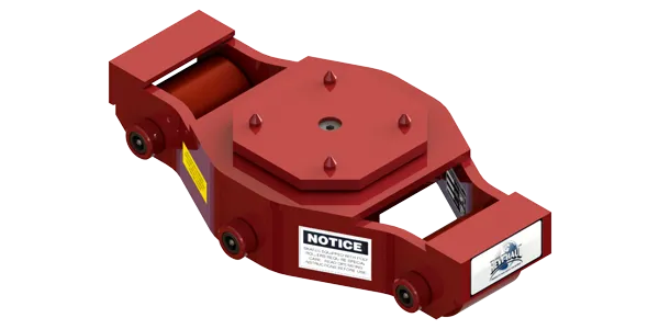 Tilt Type Swivel Utility Skate HUMS-HD-20-P | 10 Ton Capacity - Polyurethane Rollers