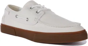 Timberland A5Zdn Union Wharf Boat Shoes In White For Men