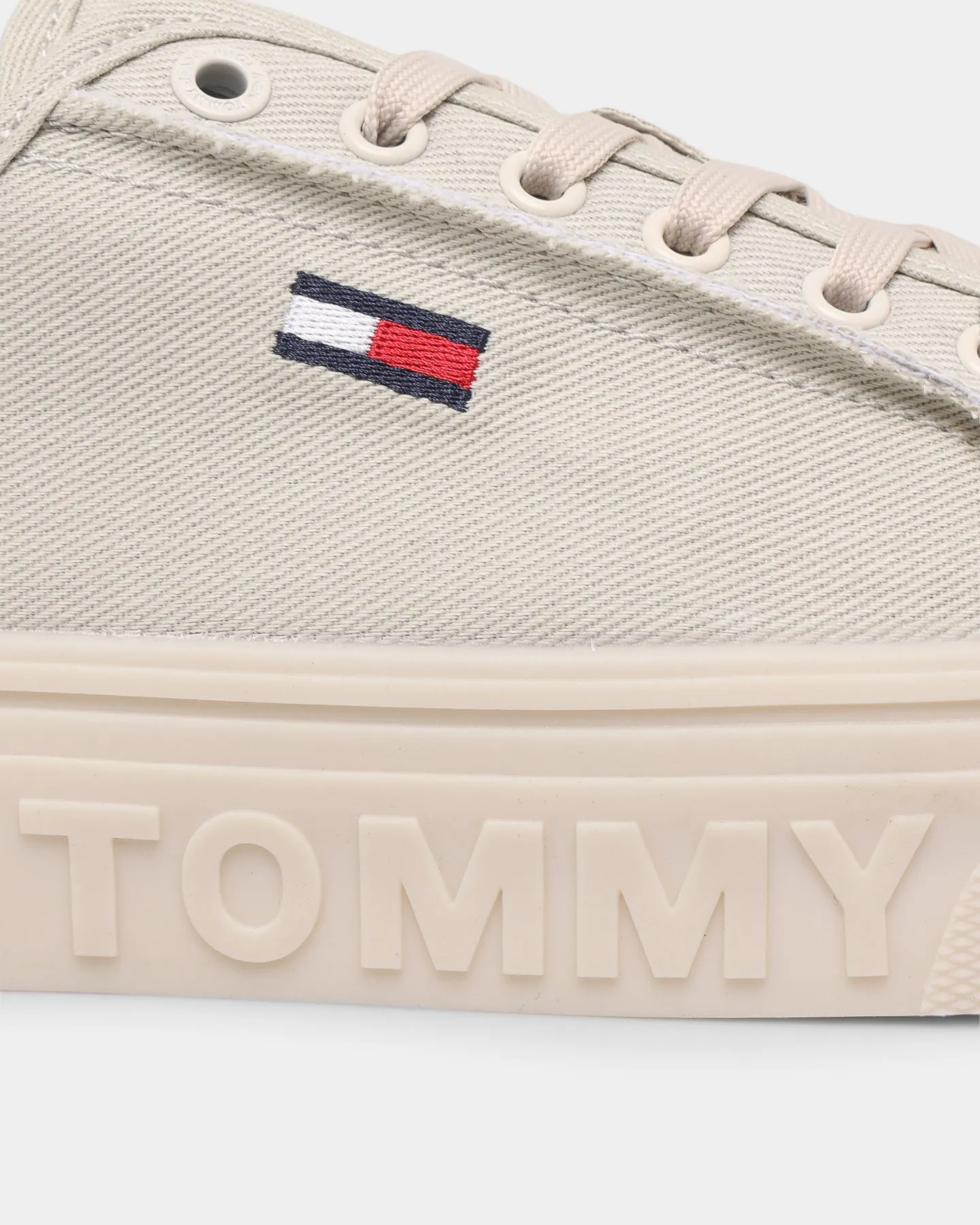 Tommy Jeans Women's Tommy Jeans Mono Colour Flatform Shoes Stony Beige