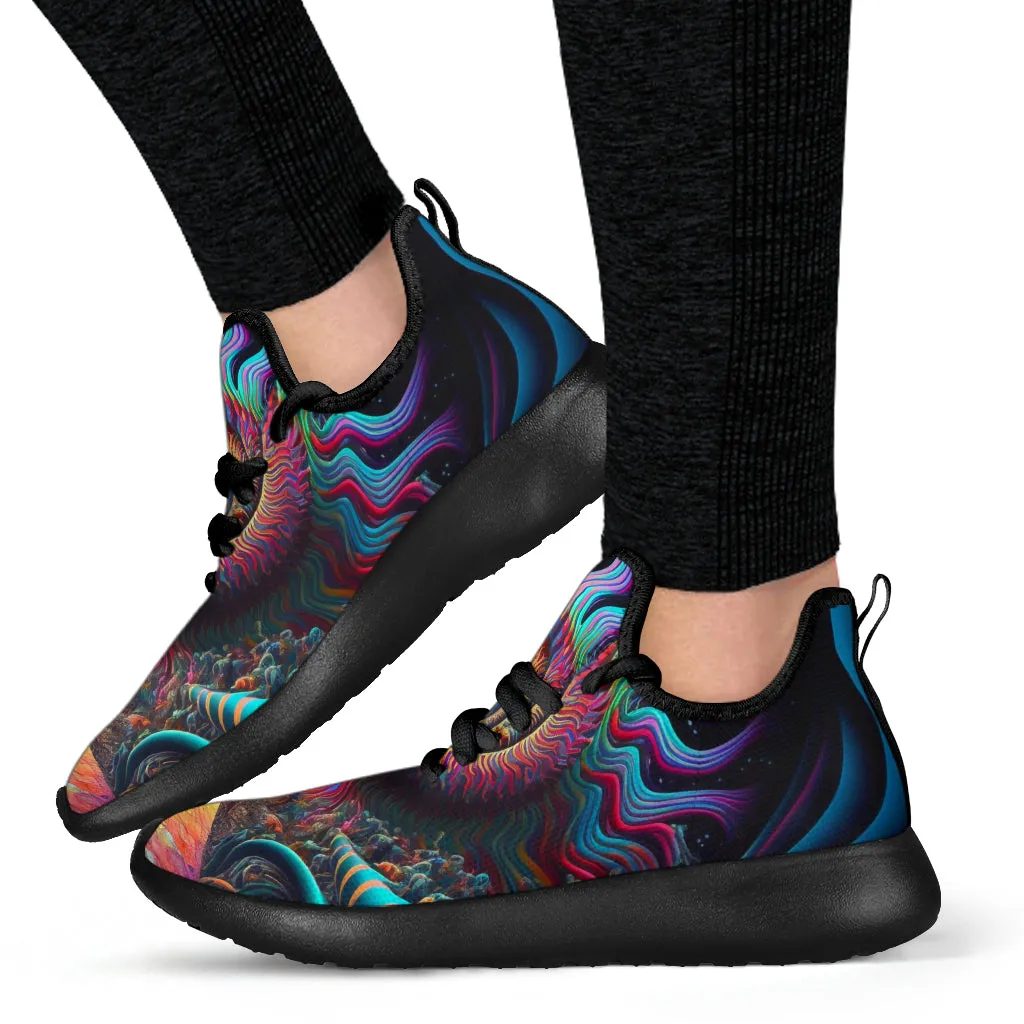 TUNNELING MESH KNIT SNEAKER | ACIDMATH GUY