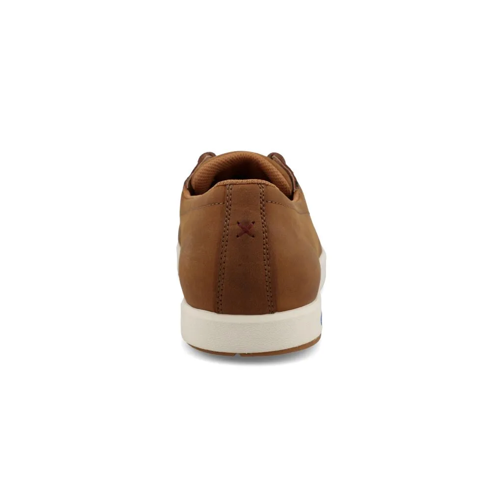 'Twisted X' Men's Ultralite X™ Boat Shoe - Lion Tan