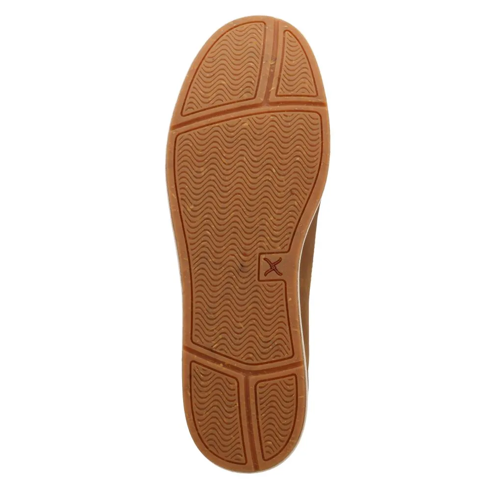 'Twisted X' Men's Ultralite X™ Boat Shoe - Lion Tan