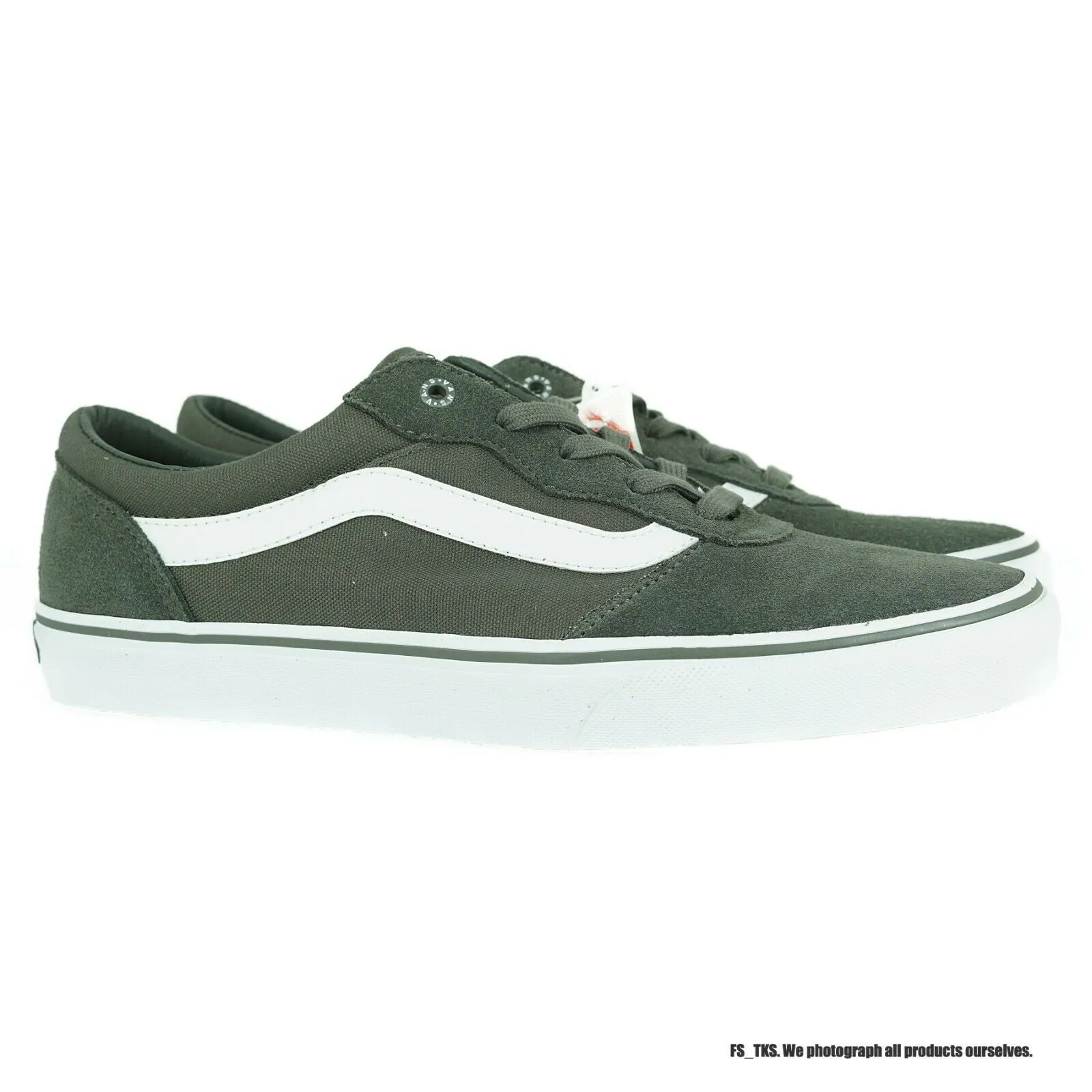 VN000ZUVFM5 VANS Milton Suede/Canvas (Charcoal) Men Sneakers Size 8.5