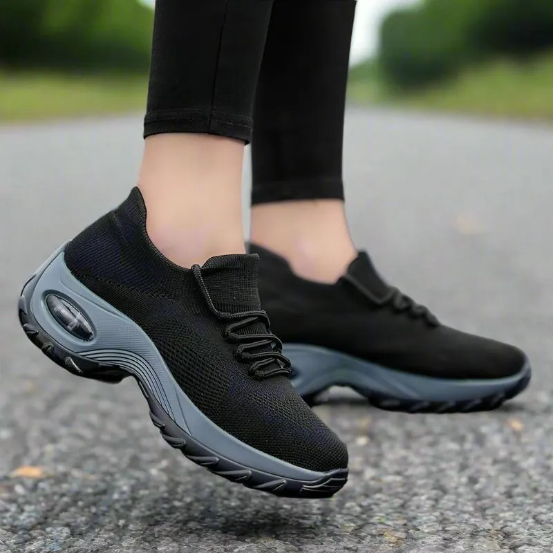 Walk On Cloud Cushioned Platform Sneakers